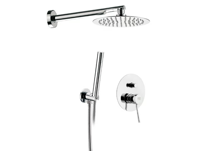 MINIMAL - Chromed brass shower mixer _ Remer Rubinetterie